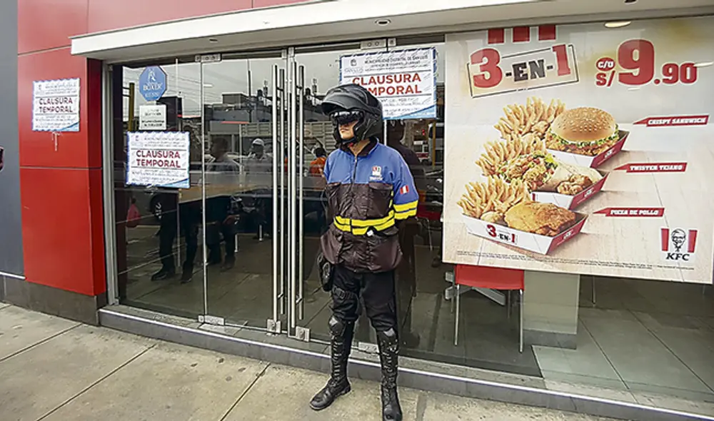 Cierre. En San Luis también se cerraron locales. Cierre. En San Luis también se cerraron locales.