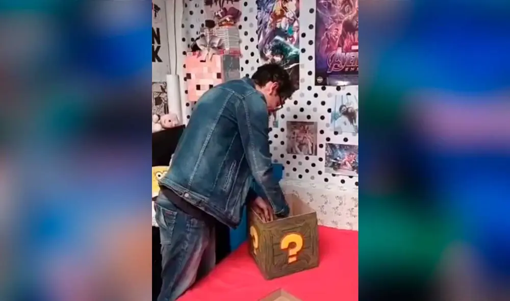 Desliza las imágenes para ver la increíble sorpresa que preparó una joven para su novio quien es fan de Crash Bandicoot. Foto: captura de TikTok/@andy_malakian