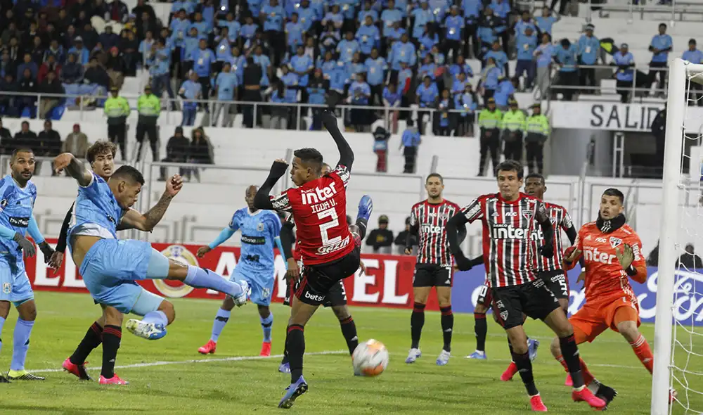 Binacional debutó con un triunfo 2-1 ante Sao Paulo en esta edición de la Copa. Foto: Juan Carlos Cisneros/Líbero. Binacional debutó con un triunfo 2-1 ante Sao Paulo en esta edición de la Copa. Foto: Juan Carlos Cisneros/Líbero.