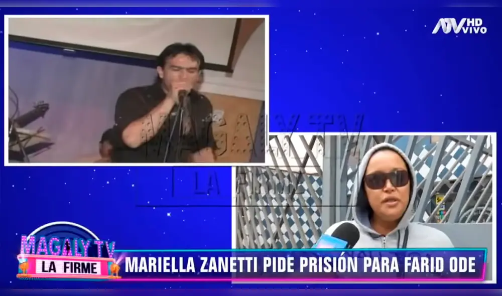 Mariella Zanetti exige prisión contra Farid Ode por no cumplir con su hija