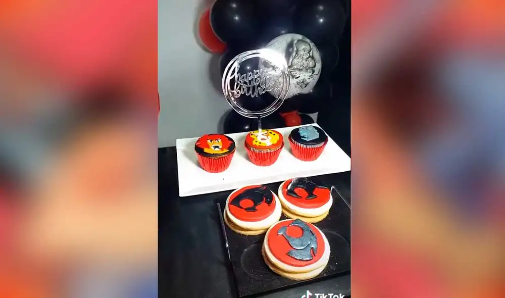 Desliza las imágenes para ver la increíble celebración que le hizo una joven a su pareja quien es fan de los Thundercats. Foto: captura de TikTok/ Maggy Errivares