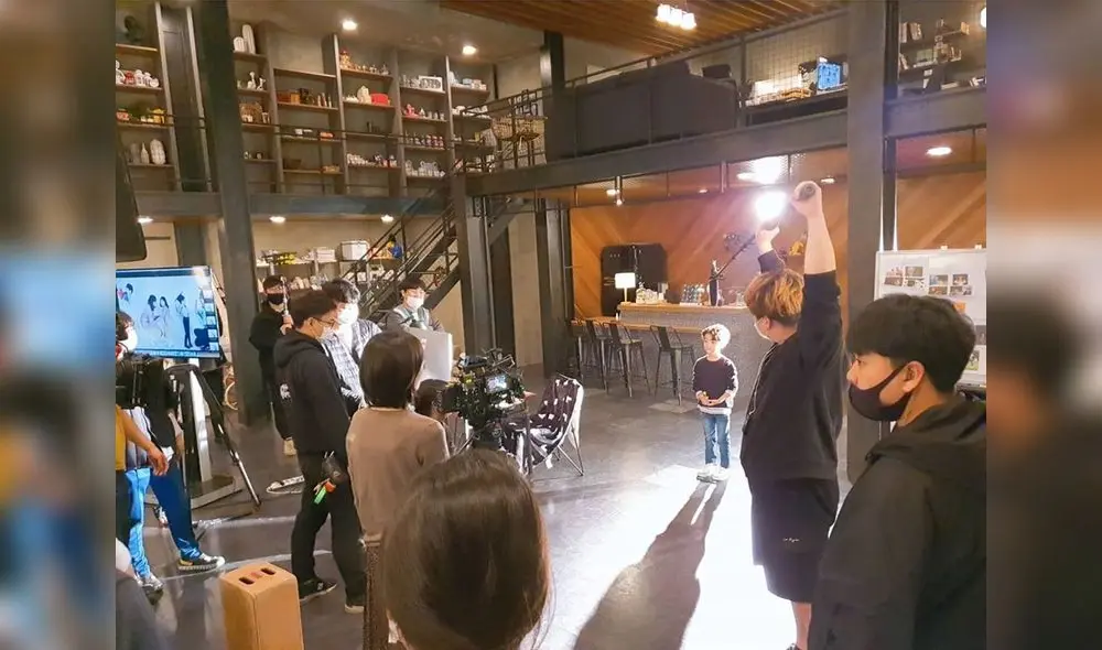 Choi Yoon Woo durante las grabaciones de Oh My Baby (tvN, 2020)