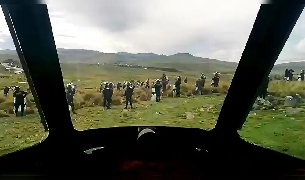 Las Bambas: cuatro son los sospechosos de ataque a helicóptero