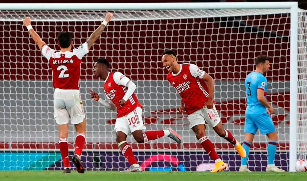 Arsenal venció 2-1 al West Ham por la fecha 2 de la Premier League 2020-2021. | Foto: EFE