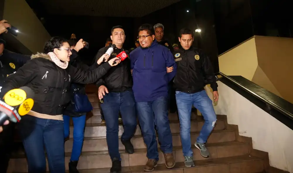 Detención Walter Aduviri. Foto: Mauricio Malca. Detención Walter Aduviri. Foto: Mauricio Malca.