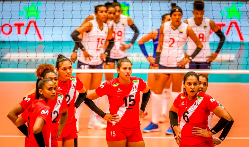 La selección peruana de vóley perdió 3-0 con Colombia y perdió la opción de ir a los Juegos Olímpicos de Tokio 2020. | Foto: @FPVPE La selección peruana de vóley perdió 3-0 con Colombia y perdió la opción de ir a los Juegos Olímpicos de Tokio 2020. | Foto: @FPVPE