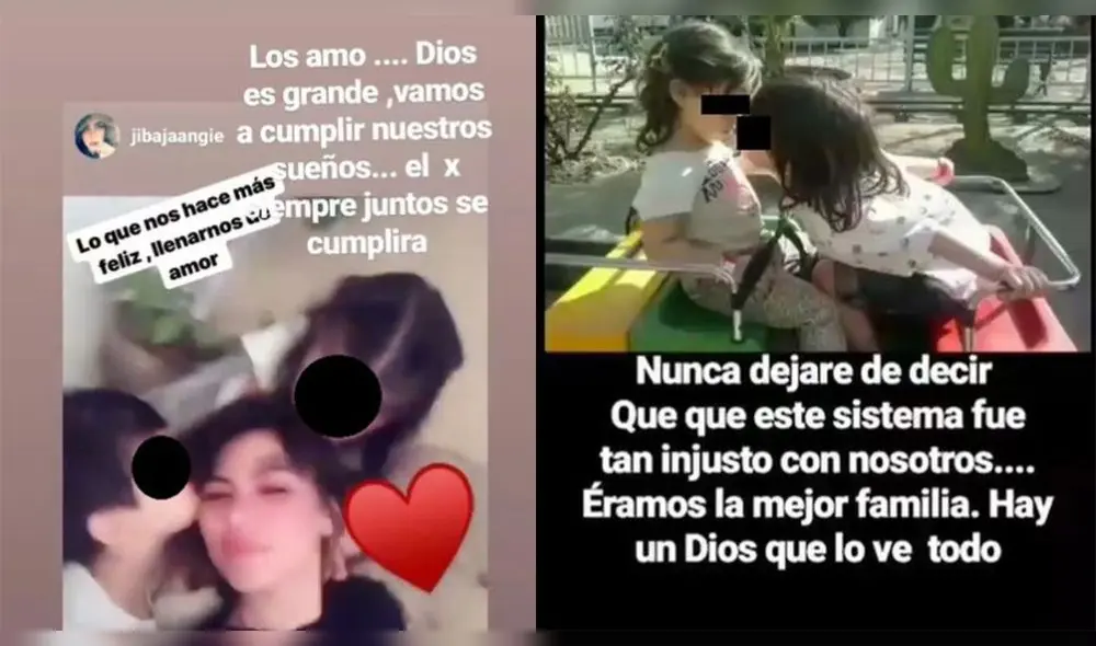 Angie Jibaja triste por alejamiento de sus hijos. Foto: Instagram. Angie Jibaja triste por alejamiento de sus hijos. Foto: Instagram.