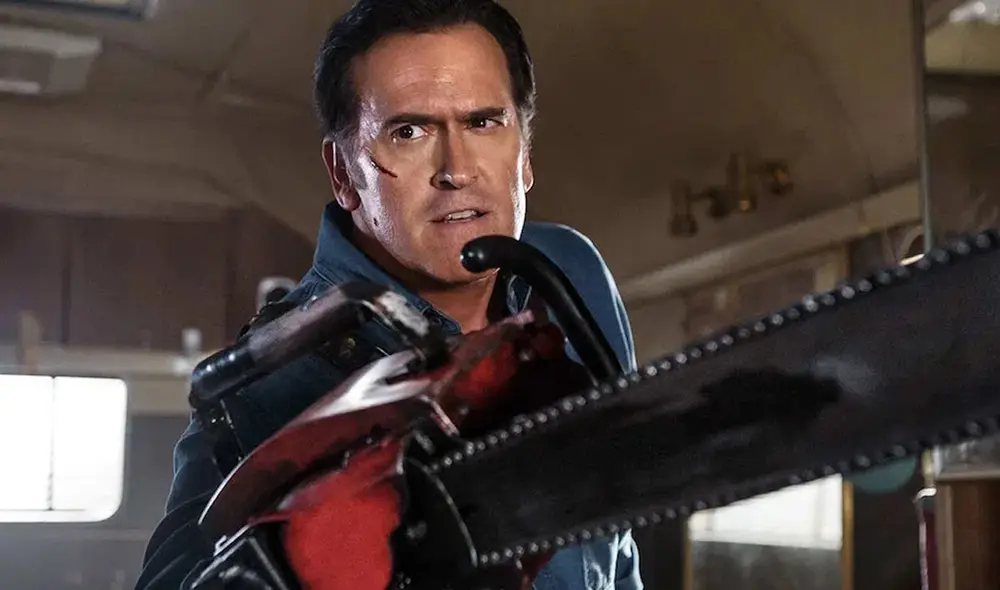 La última vez que Bruce Campbell intepretó a Ash Willians fue en 2015. Foto: HBO