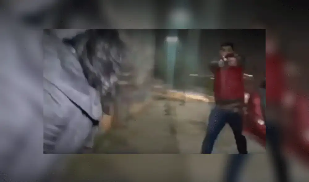 El sujeto se llevó todo el equipo empleado para realizar las grabaciones. Fuente: TVN. El sujeto se llevó todo el equipo empleado para realizar las grabaciones. Fuente: TVN.