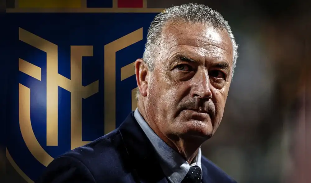 Ecuador fue la primera selección que dirigió el argentino Gustavo Alfaro. Foto: composición LR/AFP