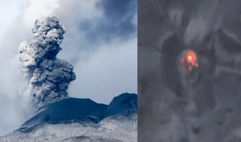 Reporte de hallazgo fue realizado previamente por el Observatorio Vulcanológico del Ingemmet. Foto: Difusión
