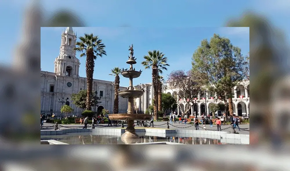 Plaza de Armas de Arequipa. Foto: Difusión