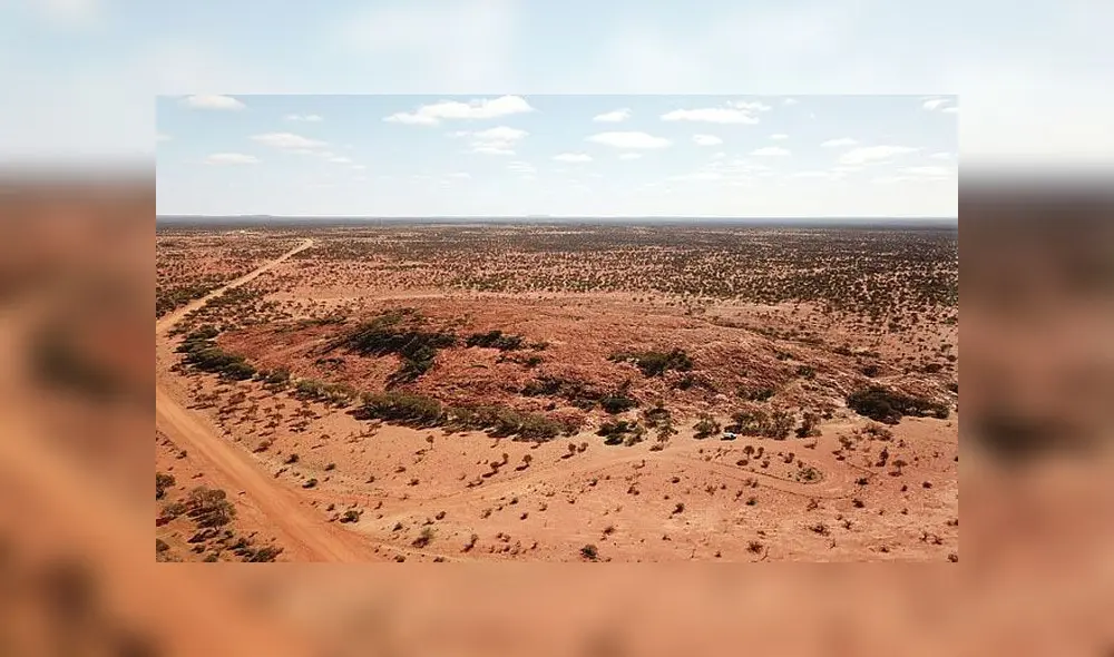 Los científicos estudiaron el cráter de Yarrabubba (Australia), que tiene 2229 millones de años. Imagen: Shutterstock. Los científicos estudiaron el cráter de Yarrabubba (Australia), que tiene 2229 millones de años. Imagen: Shutterstock.