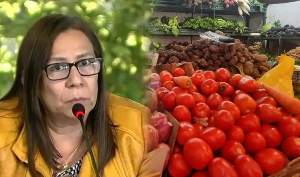La titular del Midagri hizo un llamado a los comerciantes de alimentos. Foto: composición LR / Presidencia / Vanessa Trebejo / URPI-LR