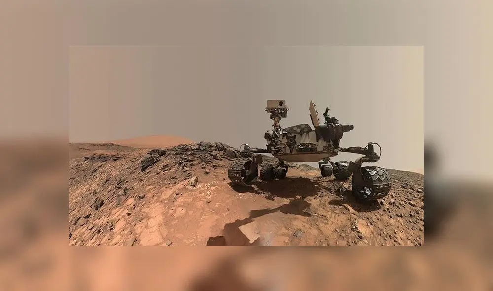Curiosity explorando Marte. Foto: NASA Curiosity explorando Marte. Foto: NASA