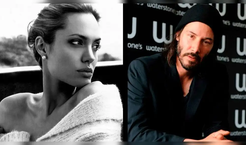 Keanu Reeves y Angelina Jolie