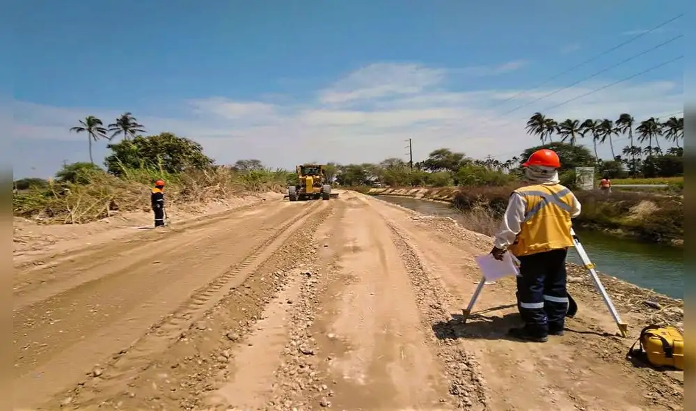 Mejoran vías de acceso en el Bajo Piura. Foto: La República.