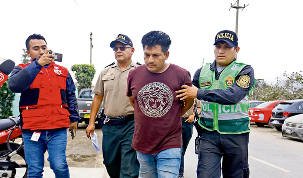 Agresor. Wilmer Avendaño Lope (36) fue detenido por la policía y conducido a la comisaría de Huachipa. “Fue un desliz”, dijo. Agresor. Wilmer Avendaño Lope (36) fue detenido por la policía y conducido a la comisaría de Huachipa. “Fue un desliz”, dijo.