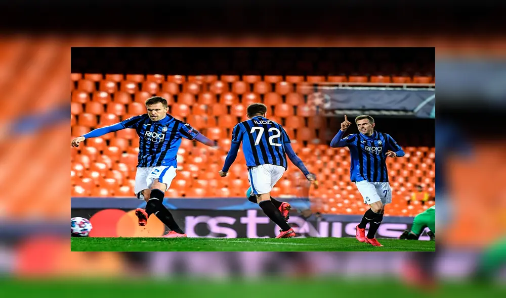 Ilicic fue la gran figura del encuentro luego de marcar los cuatro goles para que el Atalanta clasifique a los cuartos de final de la Champions League. Foto: Difusión. Ilicic fue la gran figura del encuentro luego de marcar los cuatro goles para que el Atalanta clasifique a los cuartos de final de la Champions League. Foto: Difusión.