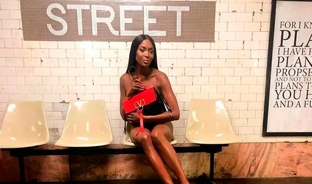 Naomi Campbell como parte de la campaña de Maison Valentino. (Foto: Instagram @naomi)