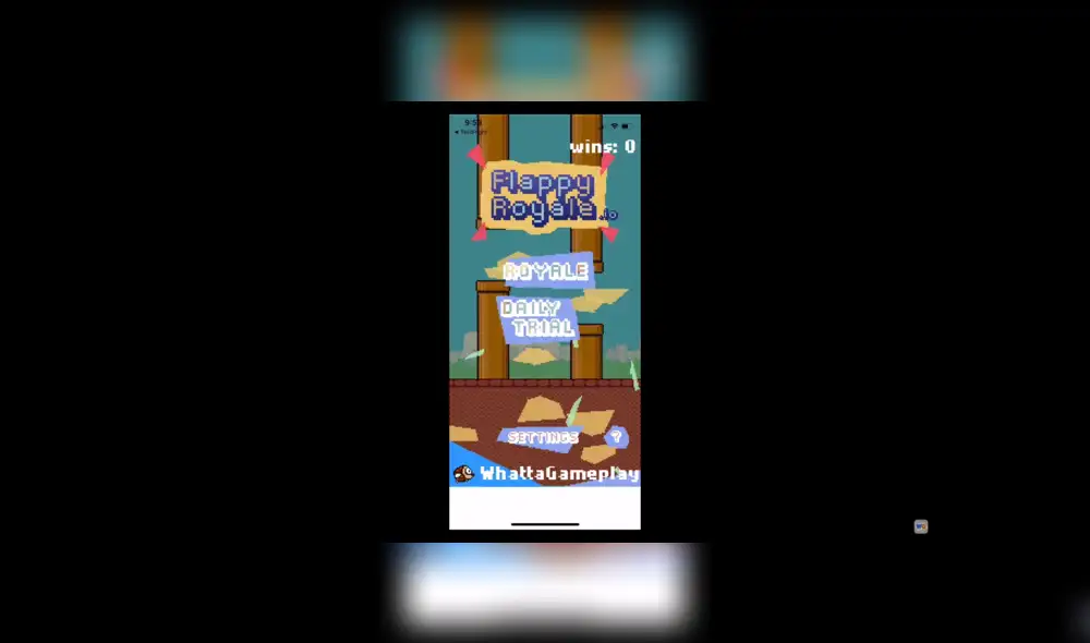 Flappy Royale: Flappy Bird contra 99 personas en una carrera a muerte.