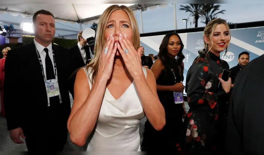 Brad Pitt y Jennifer Aniston SAG AWARDS