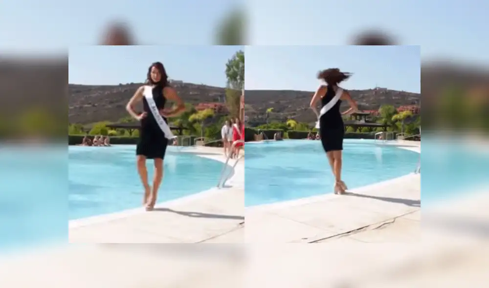 YouTube: Aspirante al Miss Mundo pasó el momento más vergonzoso de su carrera durante desfile [VIDEO]