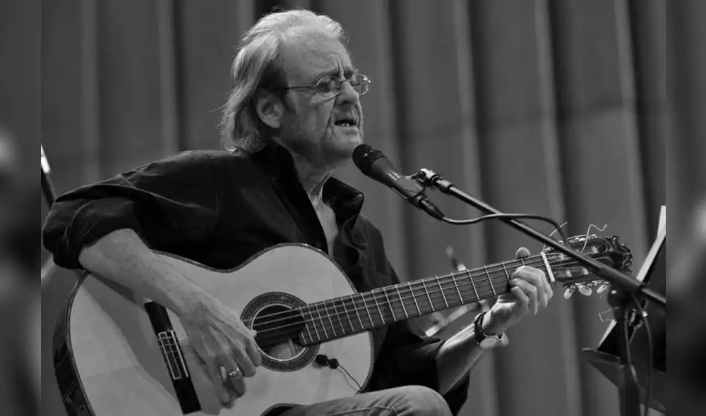 Cantautor y poeta madrileño Luis Eduardo Aute.