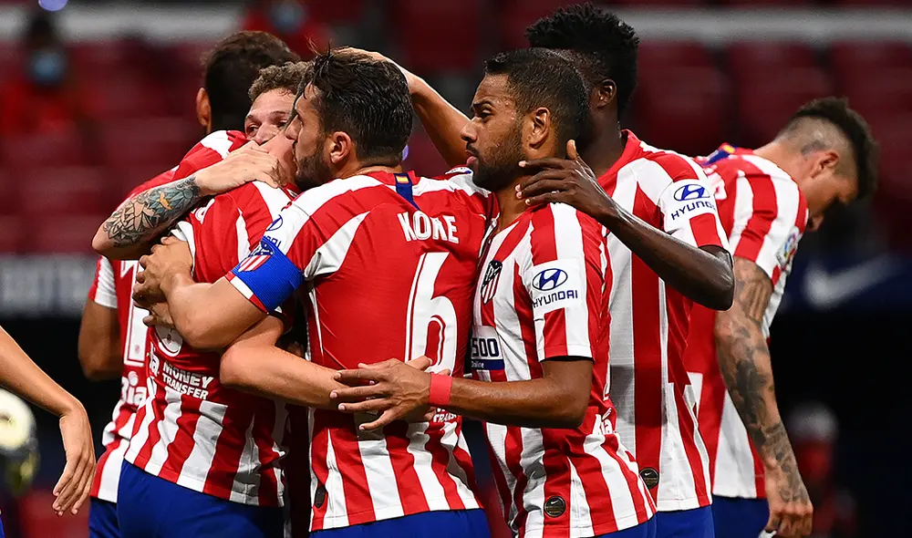 Atlético de Madrid sumó su cuarta victoria al hilo y llegó a los 58 puntos en LaLiga. Foto: AFP. Atlético de Madrid sumó su cuarta victoria al hilo y llegó a los 58 puntos en LaLiga. Foto: AFP.
