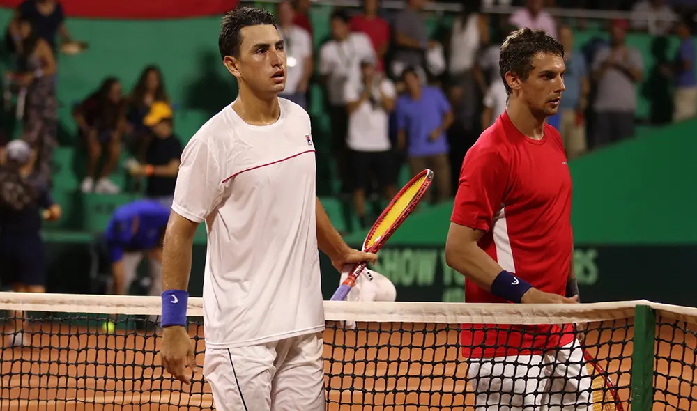 El peruano cayó por un doble 4-6. Foto: FEDTENISPERU.