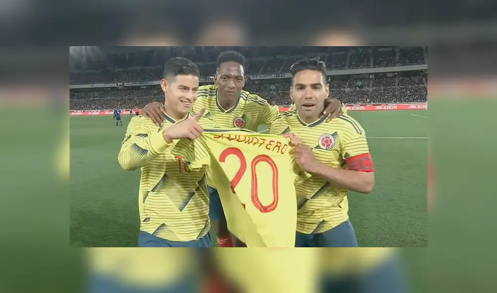 Colombia vs Japón: Falcao anotó el 1-0 y se lo dedicó a Juanfer Quintero [VIDEO]