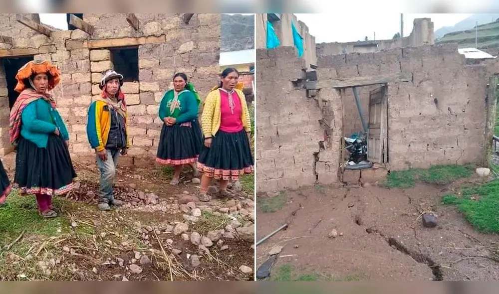 Alarma en Cusco por grietas en la tierra que han dañado al menos 12 viviendas Alarma en Cusco por grietas en la tierra que han dañado al menos 12 viviendas