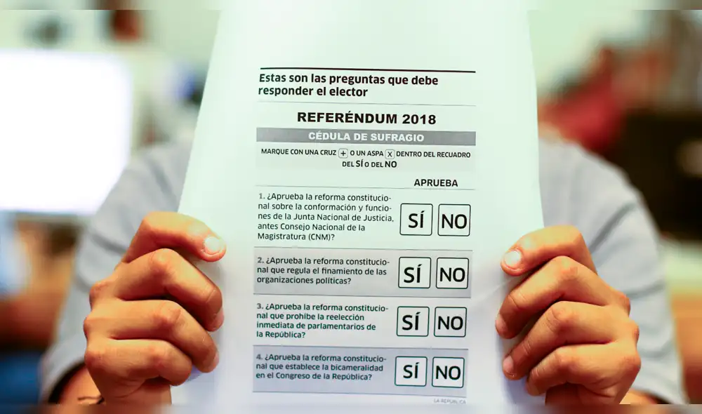 ONPE publica cédulas para el referéndum del 9 de diciembre ONPE publica cédulas para el referéndum del 9 de diciembre