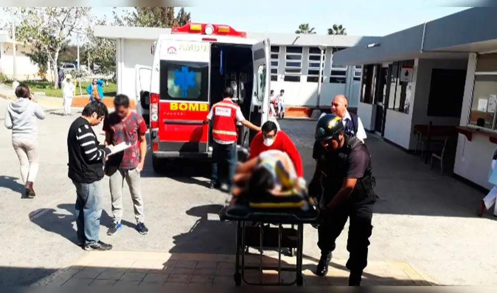 La joven tiene la pierna fracturada y su estado es reservado. La joven tiene la pierna fracturada y su estado es reservado.