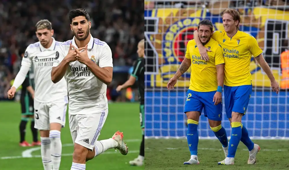 El último Real Madrid vs. Cádiz terminó en empate 1-1. Foto: composición AFP