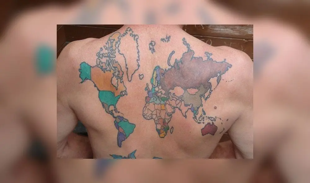 Bill dirige el blog World Tattoo Traveler, donde relata sus aventuras en todo el mundo. Foto: Captura.