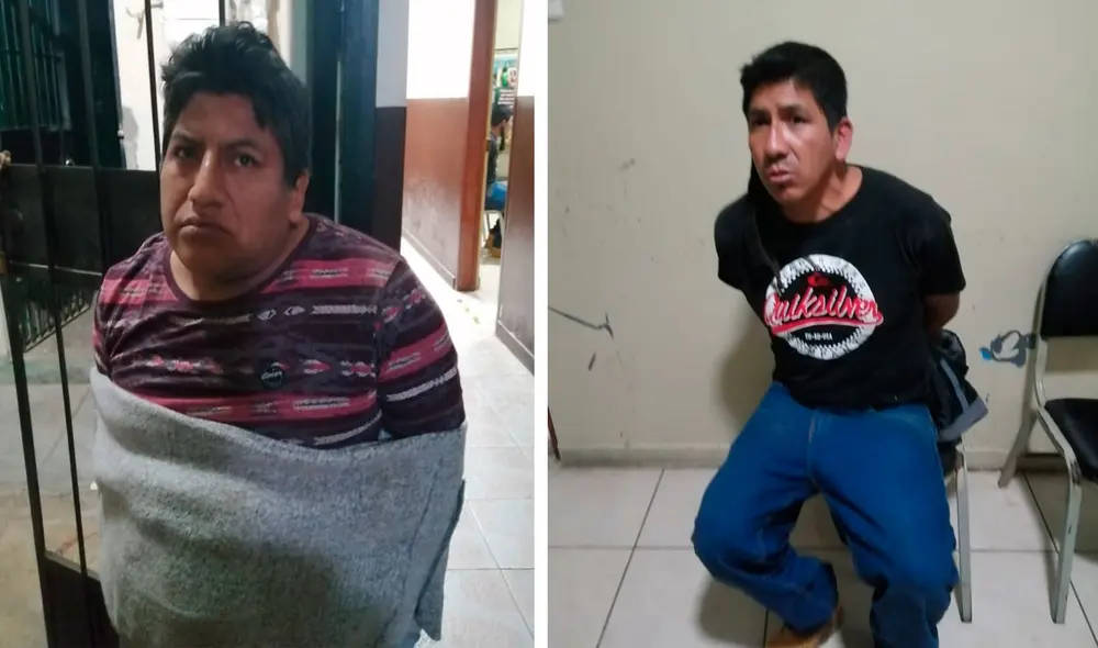 Hombres serán investigados por el Ministerio Público. Foto: Policía Nacional Hombres serán investigados por el Ministerio Público. Foto: Policía Nacional