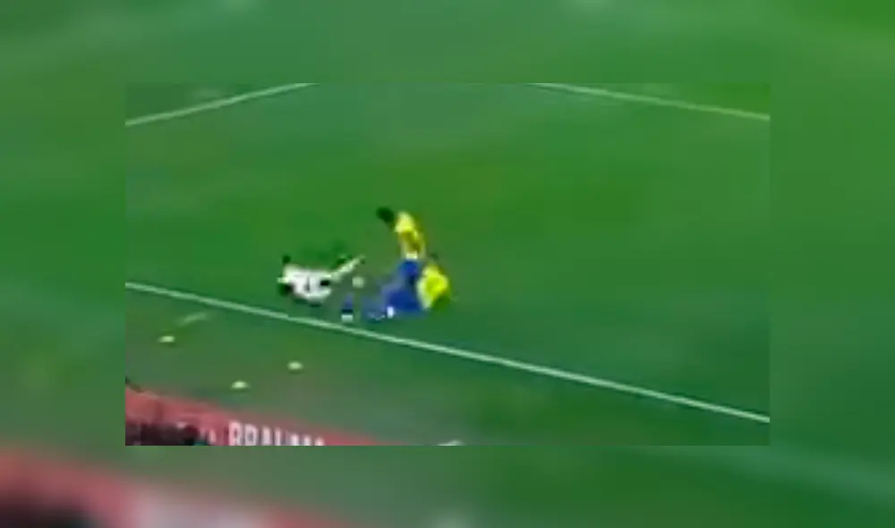 Selección peruana: preciso momento de la lesión de Jefferson Farfán. Foto: captura de video