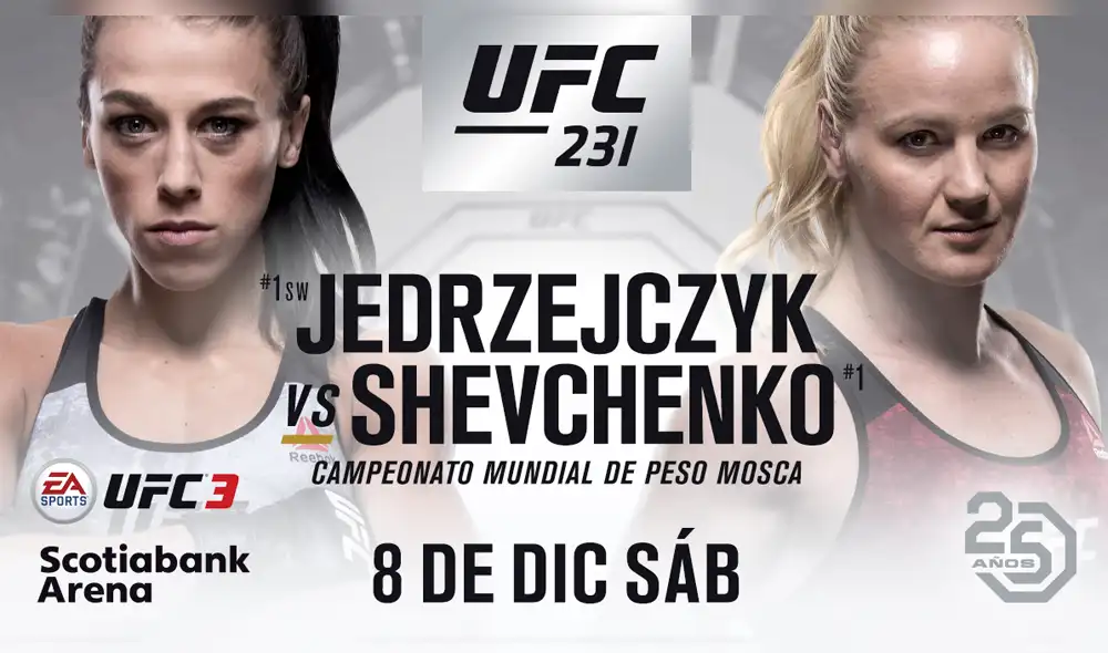 UFC 231: ¡Confirmado! Valentina Shevchenko vs Joanna Jędrzejczyk por título mundial 