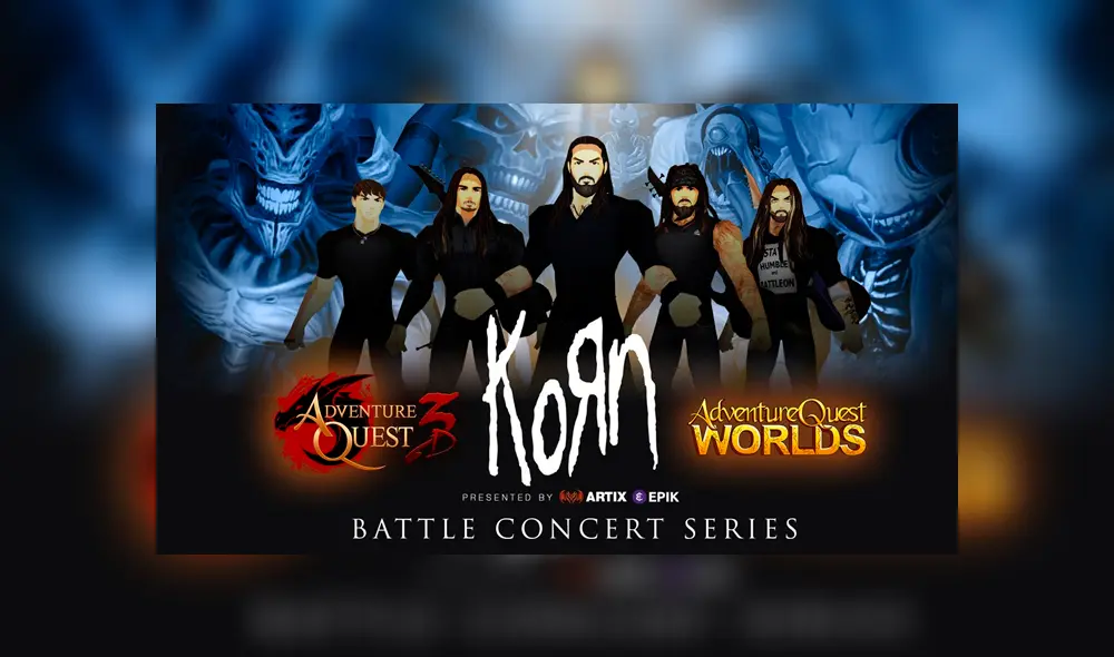 Korn brindará un concierto gratuito en videojuego. Con 'mosh pit' incluido.