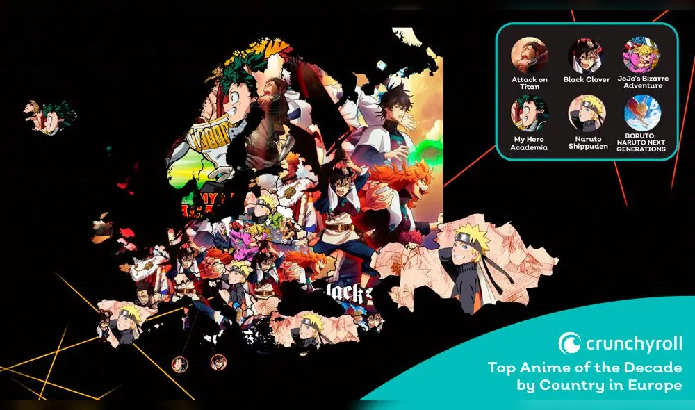 Naruto venció a importantes obras como Dragon Ball Super, MHA, One Piece, entre otros. Foto: Crunchyroll