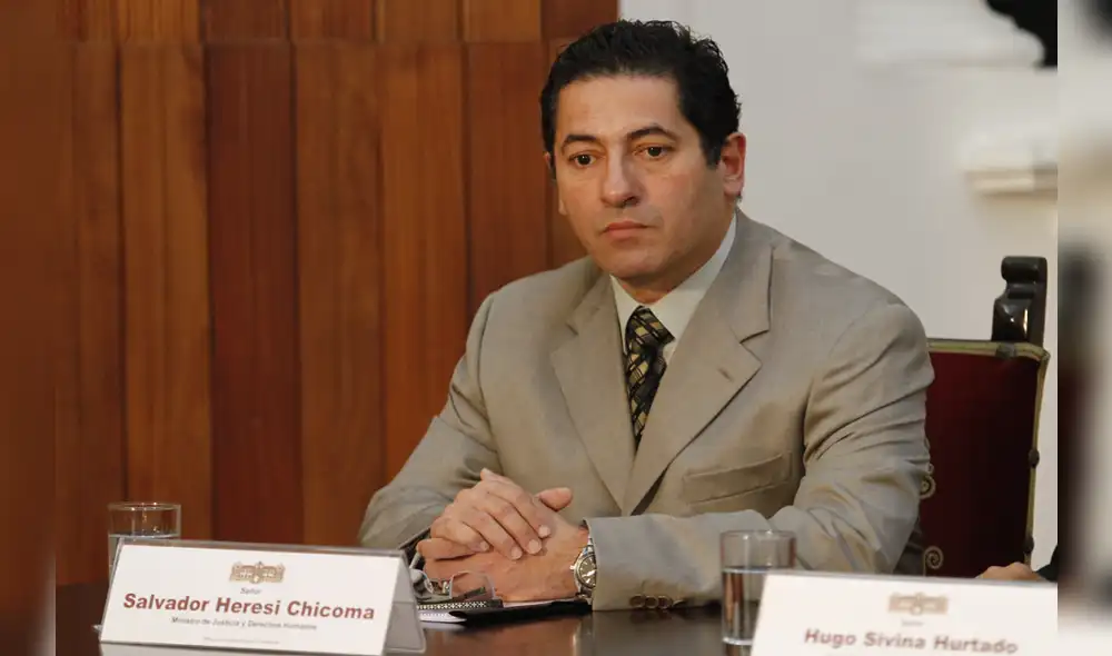 Salvador Heresi firmó resoluciones del Minjus después de su renuncia Salvador Heresi firmó resoluciones del Minjus después de su renuncia