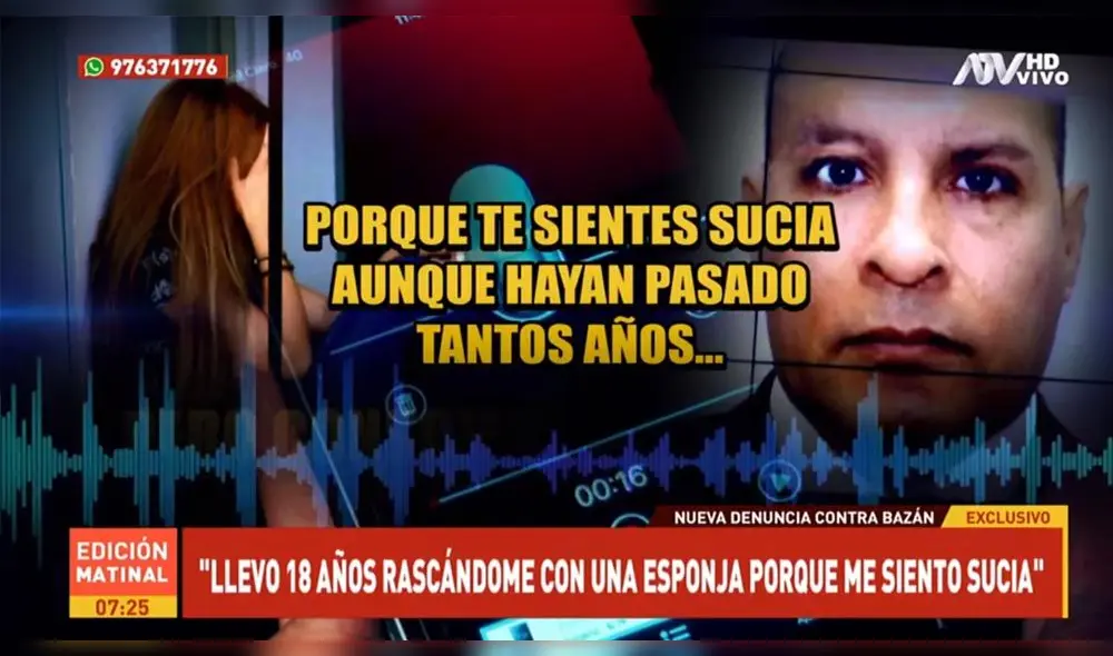 Milagros Leiva compara a Adolfo Bazán con un ‘demonio’ por violar a menor de edad Milagros Leiva compara a Adolfo Bazán con un ‘demonio’ por violar a menor de edad