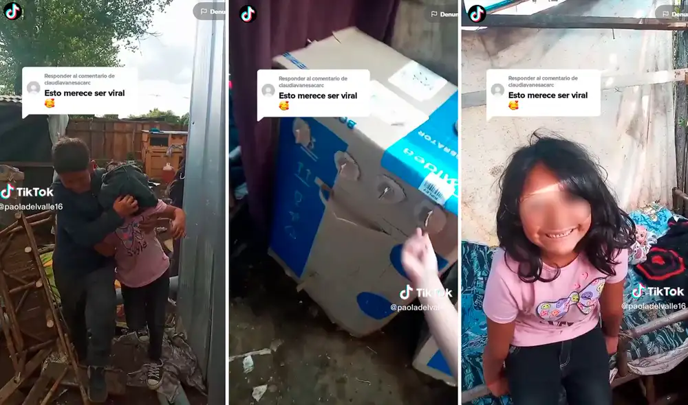 Las tiernas imágenes conmovieron los corazones de más de 3 millones de usuarios en redes. Foto: composición de LR/ captura de TikTok/@Paoladelvalle