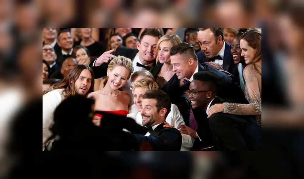 Detrás del memorable selfie de los Premios Oscar 2016. Foto: photo_news