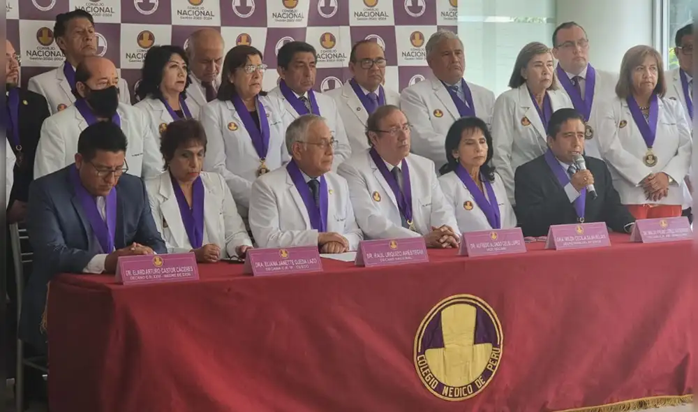 Tras las protestas acontecidas desde diciembre del 2022, el Colegio Médico del Perú invocó al Gobierno, así como a la población, a que la violencia cese. Foto: Jessica Merino / URPI-LR Tras las protestas acontecidas desde diciembre del 2022, el Colegio Médico del Perú invocó al Gobierno, así como a la población, a que la violencia cese. Foto: Jessica Merino / URPI-LR
