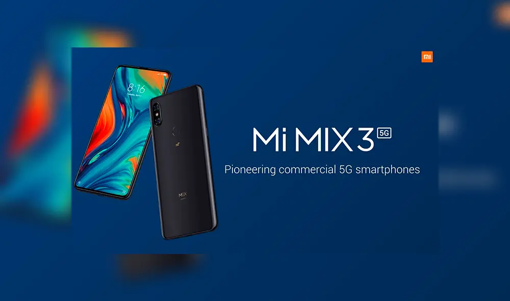El Xiaomi Mi MIX 3 5G.