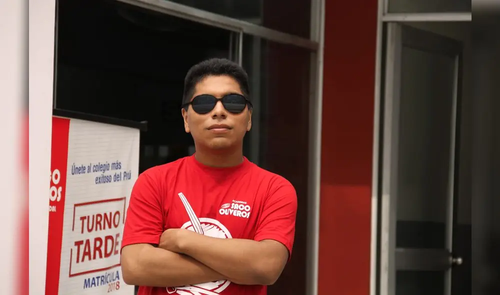 Joven invidente logra el primer puesto en carrera de Derecho en San Marcos