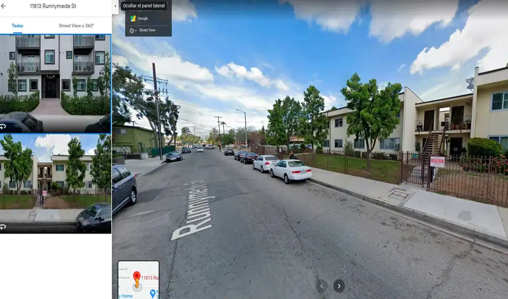 Desliza las imágenes para ver cómo luce una de las locaciones donde se filmó la cinta de Quentin Tarantino Pulp Fiction. Foto: captura de Google Maps