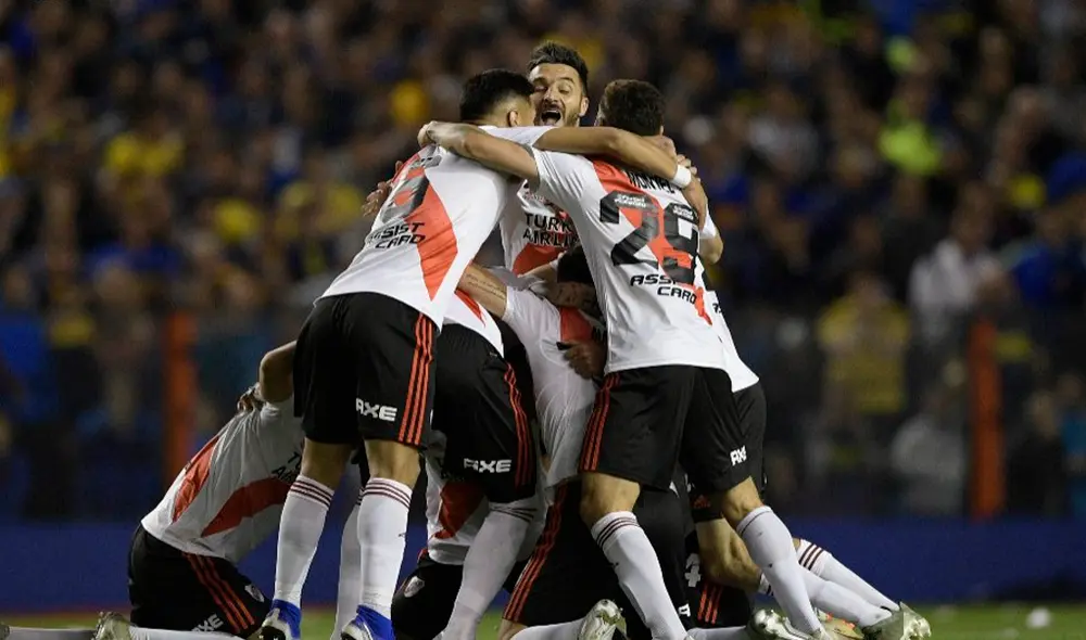 River Plate clasificó a su segunda final consecutiva de Copa Libertadores pese a perder 1-0 con Boca Juniors en La Bombonera. | Foto: AFP